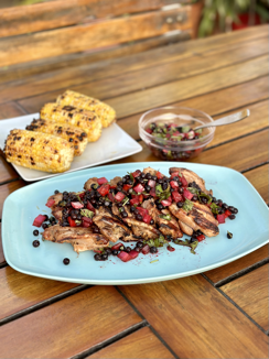 Mambo Chicken With Wild Blueberry Salsa Picture